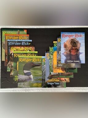 Ranger Rick Magazine Set of 12 Entire 2008 Year Lot Activities UNUSED Boys Girls